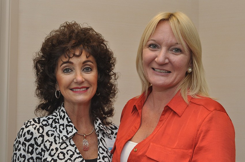 Victoria Jacobson and Dawn Mims of the Longboat Key Chamber of Commerce