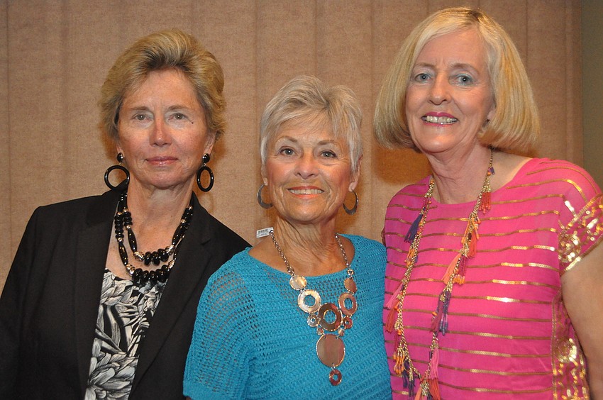Catherine Armitage, Judy Reed and Annette Lloyd model Chicos fashions.