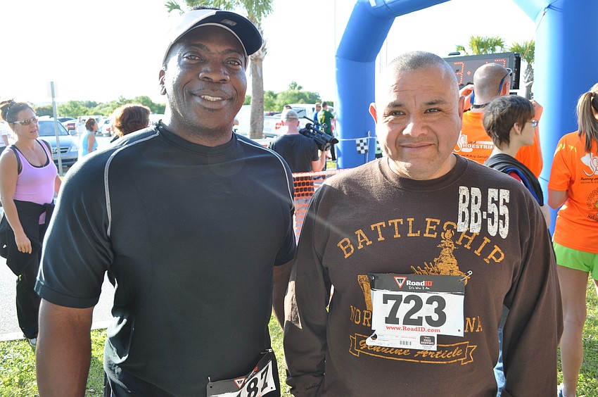 Louis Murrell and Geronimo Osornio are of the same squad at the Sheriffâ€™s Office.