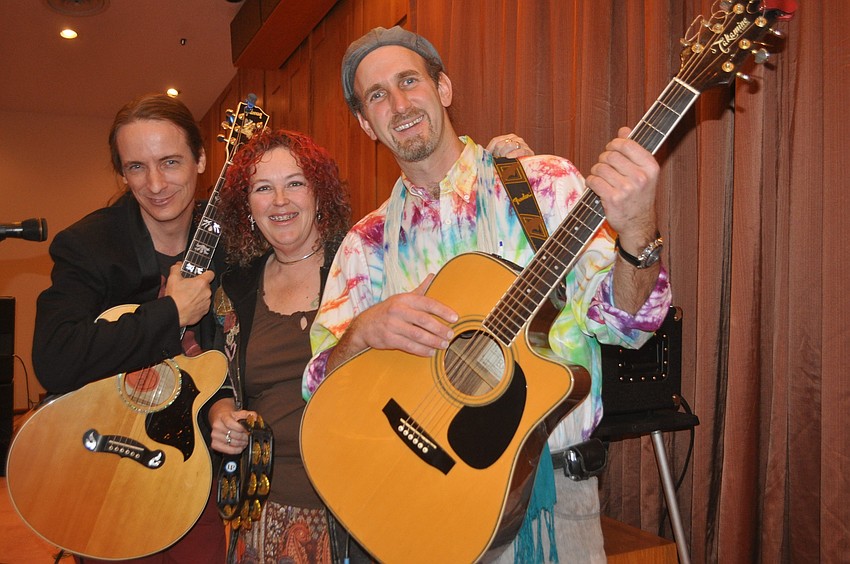 Gathering Time members Glen Roethel, Hillary Foxsong and Stuart Markus traveled from Long Island to share the sounds of the â€˜60s with Longboat Key.