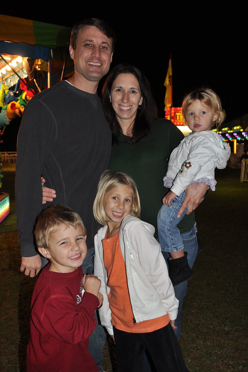 Josh and Stephanie McCoy spent time with their children, William, Avery and Lydia.