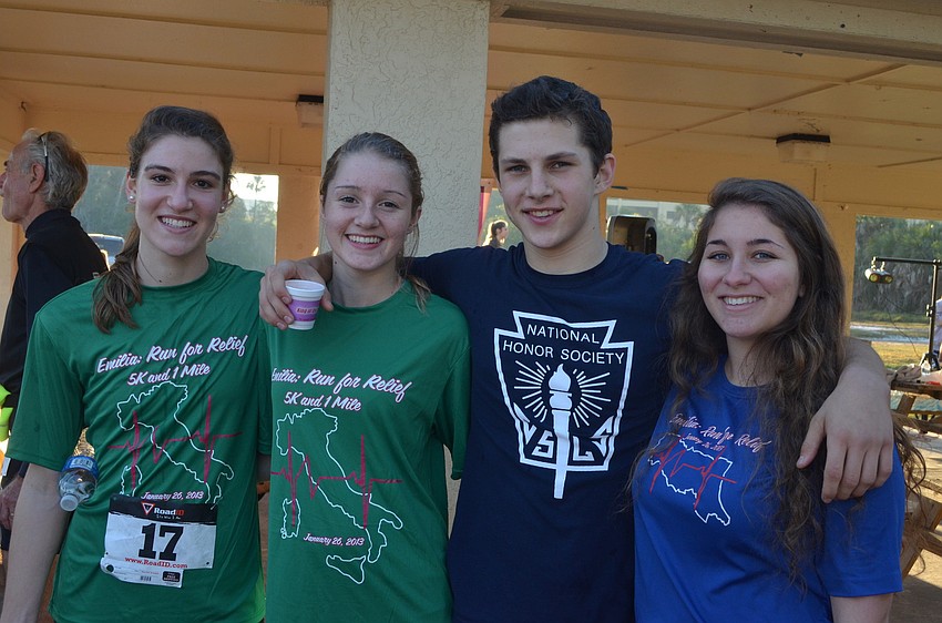 Hannah Loss, Lauren Chapman, Noah Taylor and Marielle Pezzella