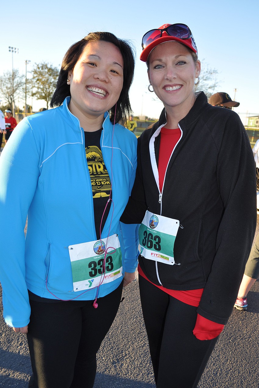 Elaine Hall and Sharee Nicol know each other from college.