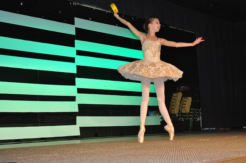 Anna Zimmerman performed ballet.
