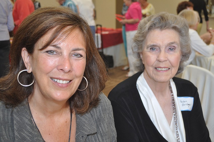 Brenda Cox, with her mother, Helen Bridges