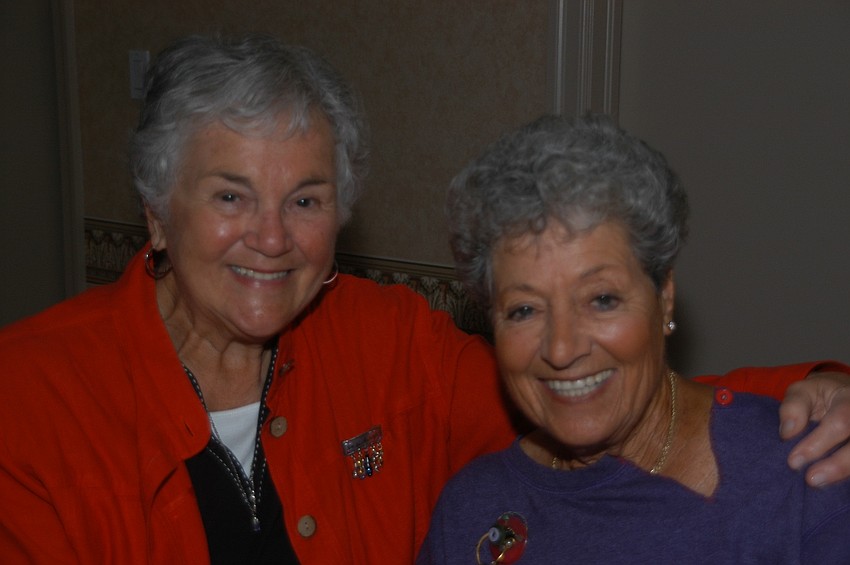 Marie Chmielewski and Susie Fink