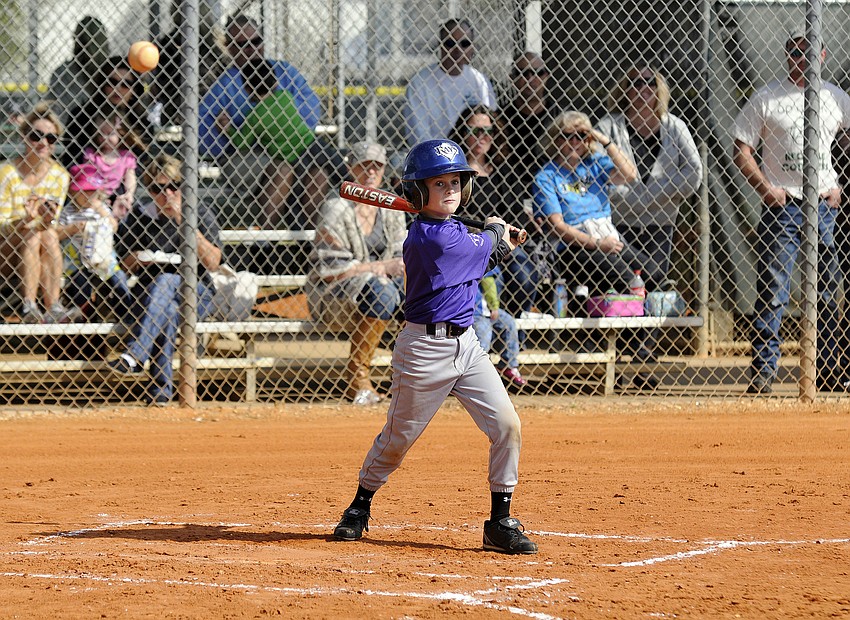 Drew Mellon notched a hit in his teamâ€™s season-opening victory.