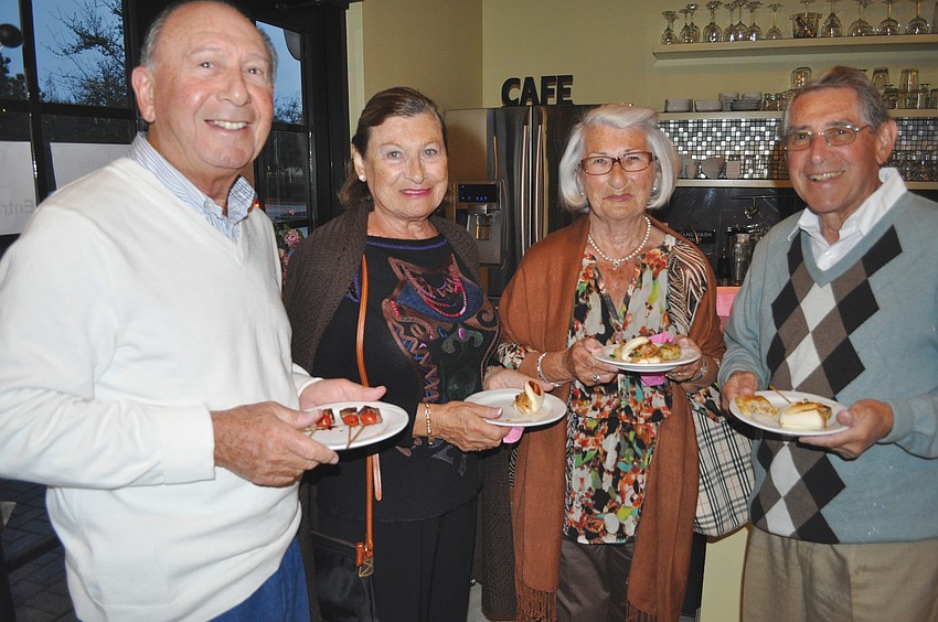 Alan and Sandra Newton and Harold and Paulene Frankel, from London, visit Lakewood Ranch every year and give back to the Humane Society.