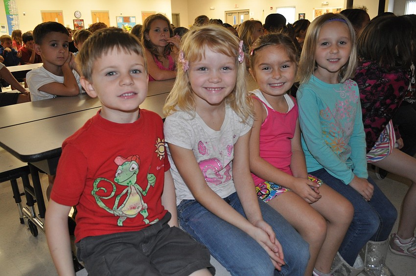 Cohner Haller, Danielle Young, London Mcchlea and Sierra Lipton