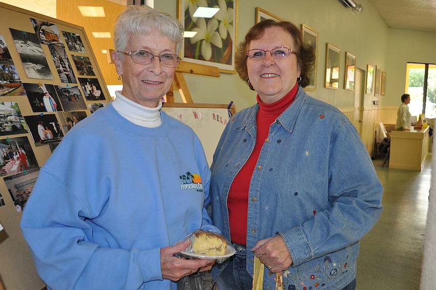 Bonnie Frederick and Pam Garza shopped together.