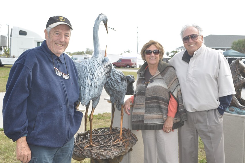 Paul Cassidy with Rosemary and Richard Ocar