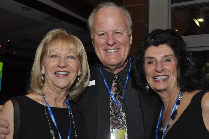 Sandy McAdaragh with Frank and Sharon Wright