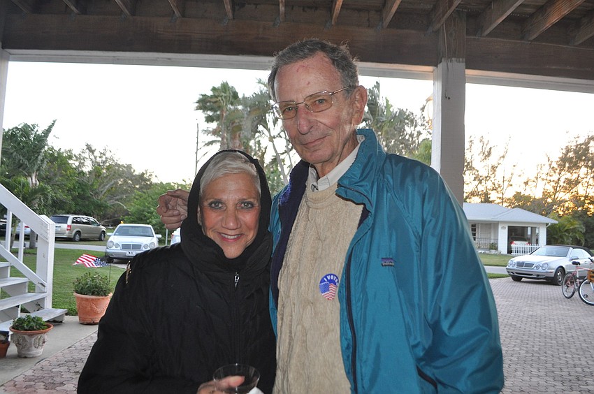 Lillian Sands and Vice Mayor David Brenner