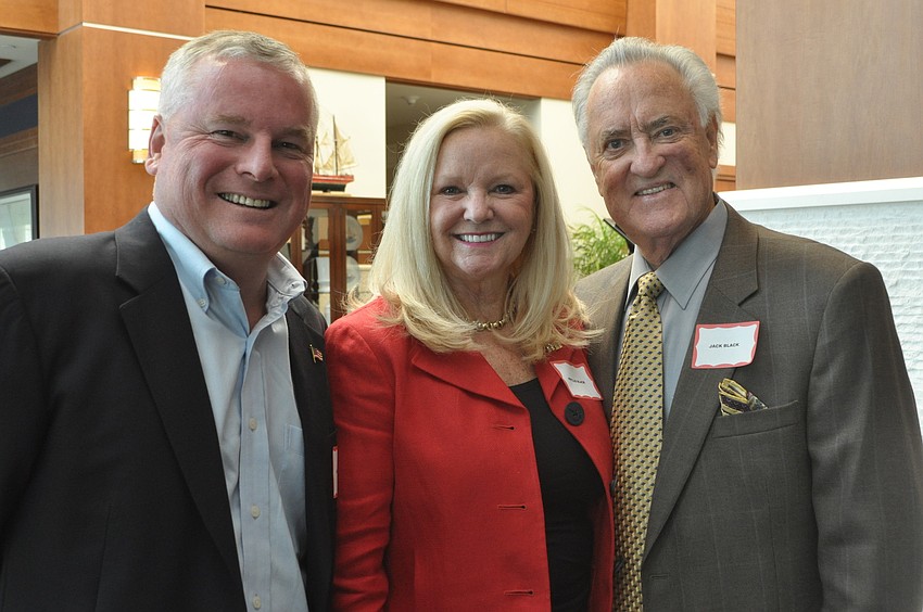 Jack Brill with Phyllis and Jack Black