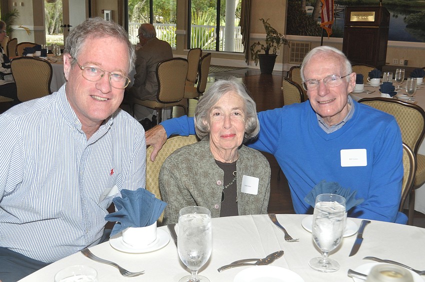 Tim Macdonald with Linda and Bill Cotter