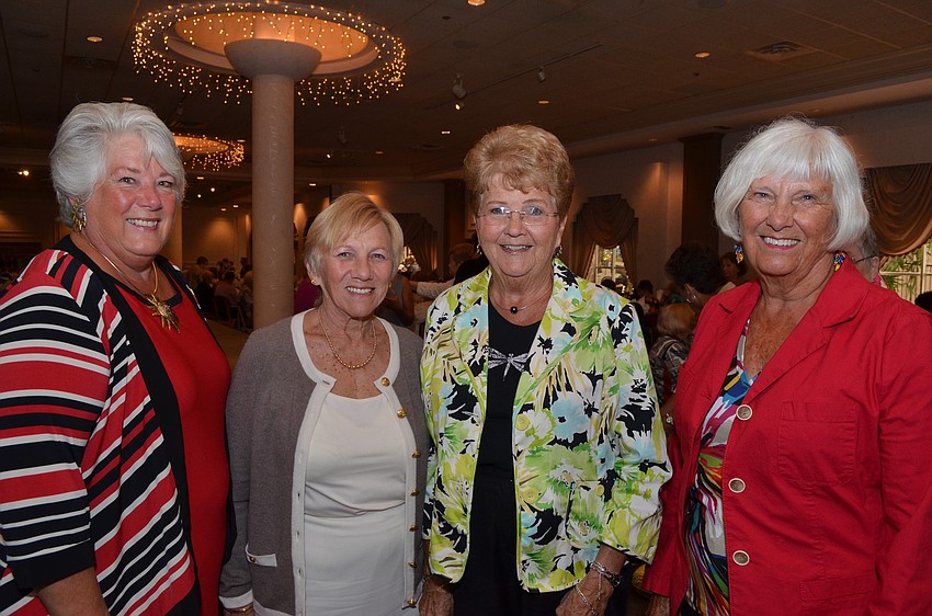 Mary Ann Holtman, Lynda Cavalaris, Harriet Gahman and Nancy Haller