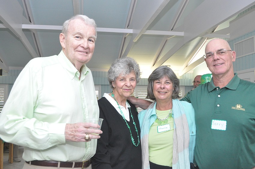 Tom and Sophie Callaghan with Marcie and Terry McGovern