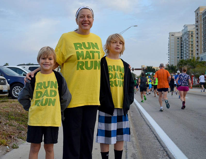 Kristen Daugherty and her sons, Ethan and Drake