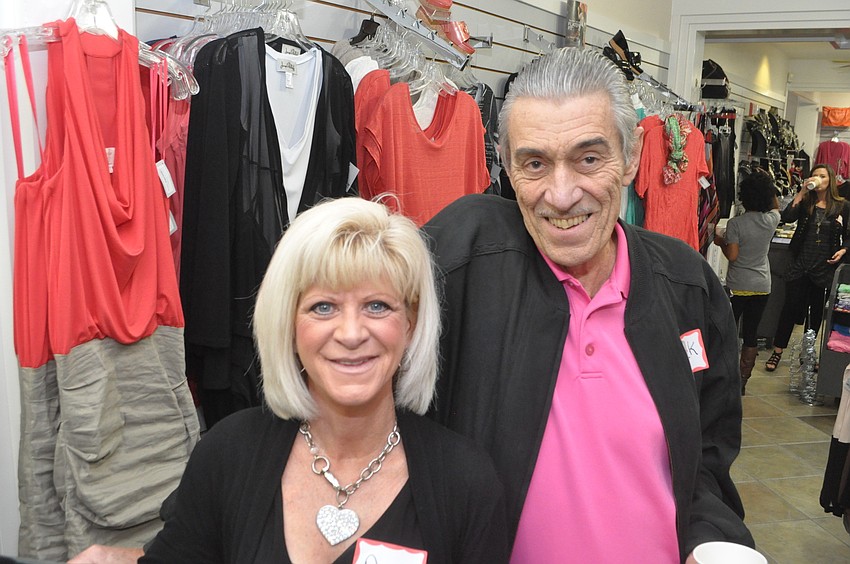 Nancy Metcalf of Foxy Lady and Jack Peffley of Marcello Sport