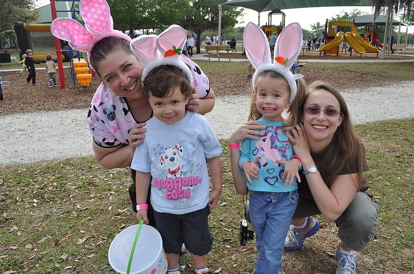 Lara and Jack Rossman with Jennette and Julie Cantrell