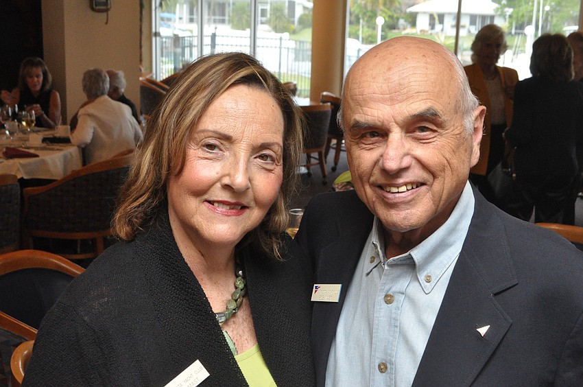 Sarasota Yacht Club bowlers, Mindy and Bob Mast