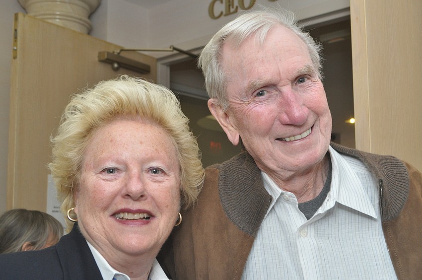 Lynette Warnars of Insignia Bank with Howard Rooks