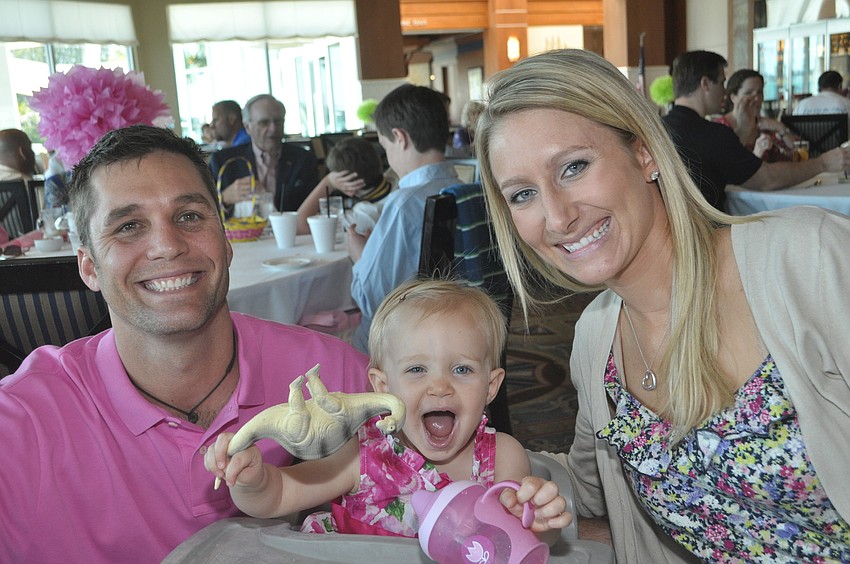 Brian and Jessica Haworth with Brynn, 1