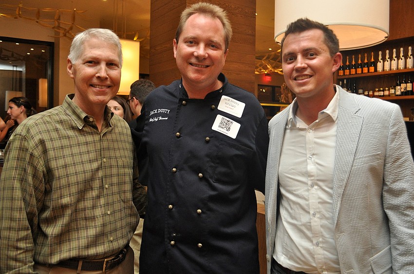 Dave Perrin, Executive Chef Jeff â€œGatorâ€ Thomas and Glen Murray