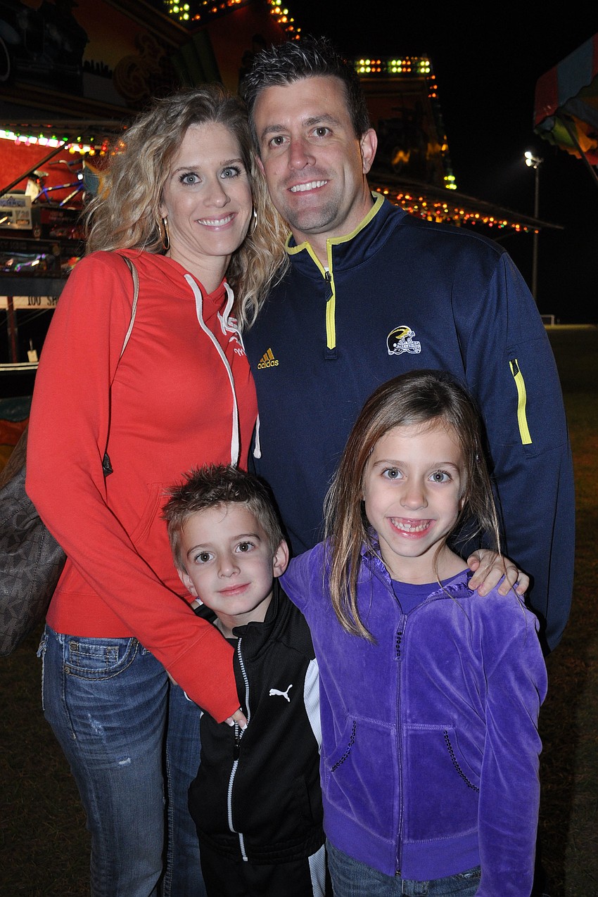 Christy and Jason Green enjoyed the night with their children, Landon, 4, and Presleigh, 6.