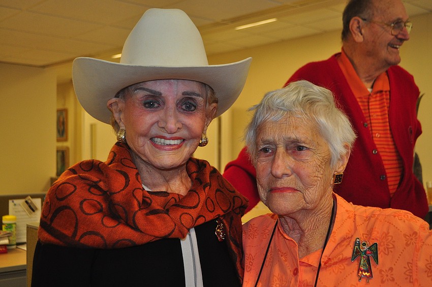 Edith Barr Dunn and Dora Walters