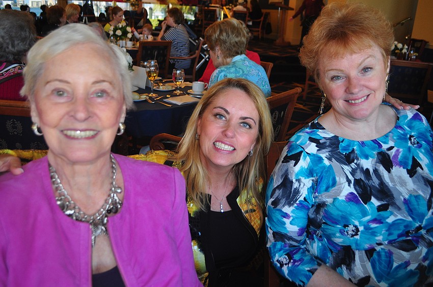 Patricia Redmond with her daughter, Maureen Schwartz, and niece, Pat Spon