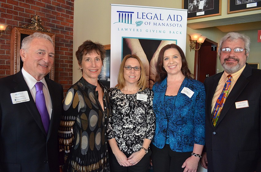 Mike Harshman, Ruth Harshman, Linda Harradine, Stacy Dillard-Spahn and Robert K. Lincoln