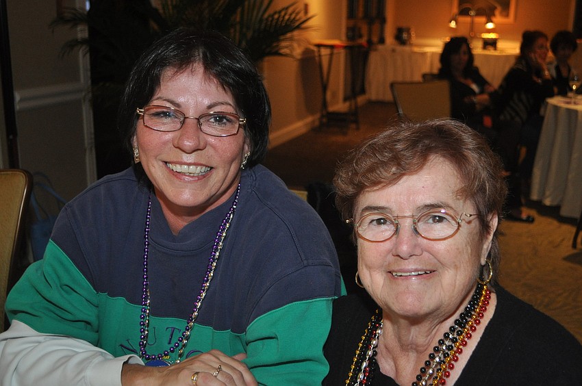 Karyn Powell and Anne Mueller at the Longboat Key Club