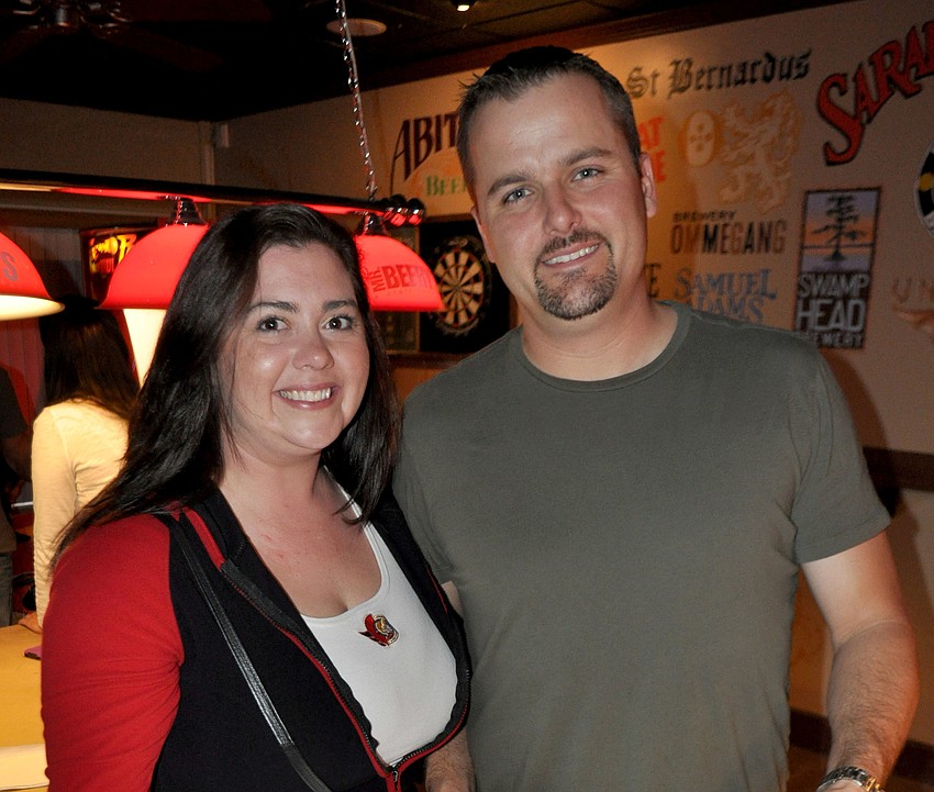 Christine and Chris DeLeonardo won third place with their batch of cookies.