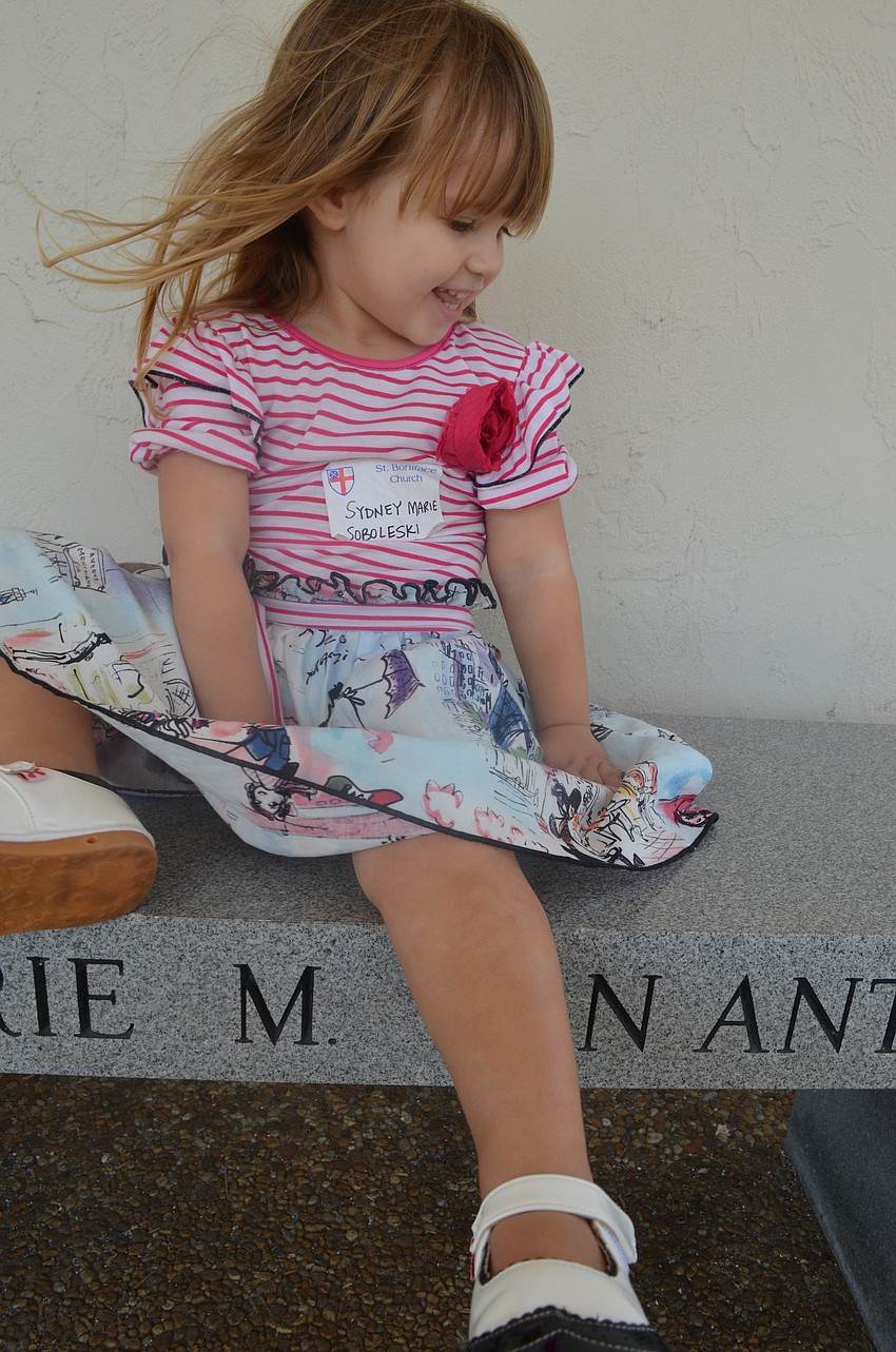 Three-year-old Sydney Soboleski