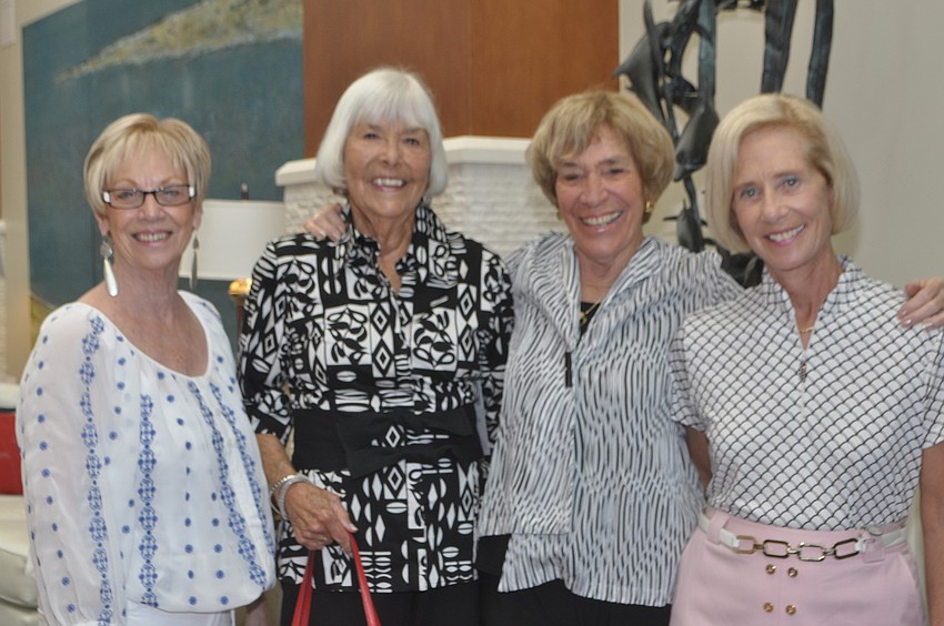 Eleanor Carter, June Sheppard, Jane Perin and Diana Cable model Dillards sportswear