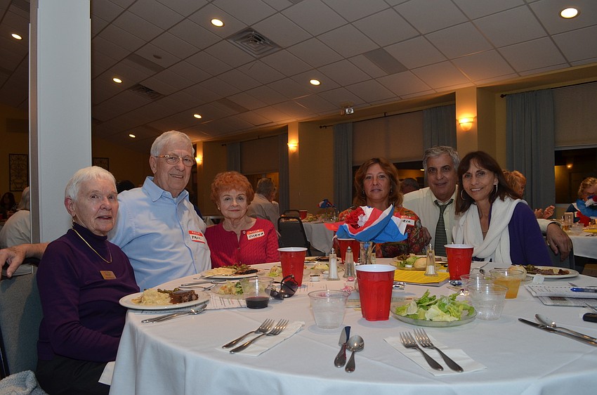Elinor Woodward, Paul and Donna Philbrick, Marie Ferri, Nevin and Diana Weiner