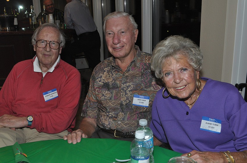 Edward Barbour with Don and Elaine Turek