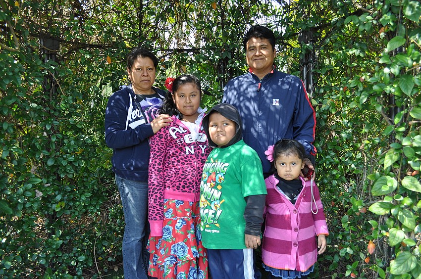 Florencia Arroyo with Ashley, Marvin, Gregorio and Chelsea Martinez