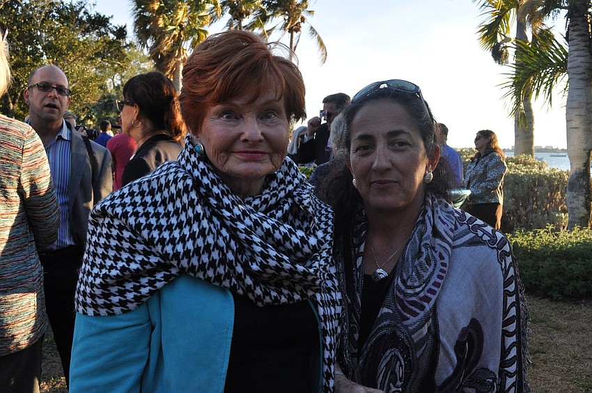 SFF Executive board member Mary Ann Robinson and Flor Chaves