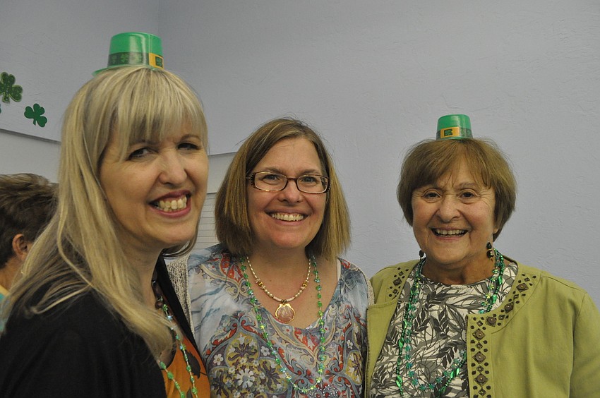 Kathleen and Mary Miller, with their mother, Barbara