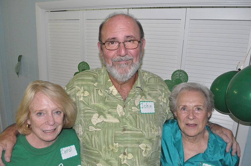 Carol and John Rhoder with Bonnie Cocchiaraley
