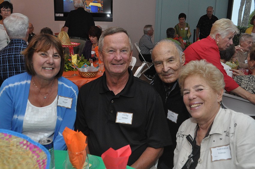 Sue Boyer and Corby Decker with Jim and Nathalie Diener