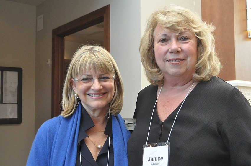 Sally Trout and Janice Robinson