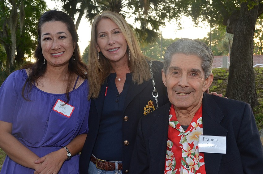 Sheila Evans, Karyn Elliot and Francis Schener