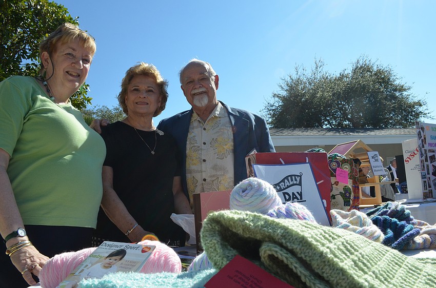 J. R Suess with her husband John and Kay Fredrick