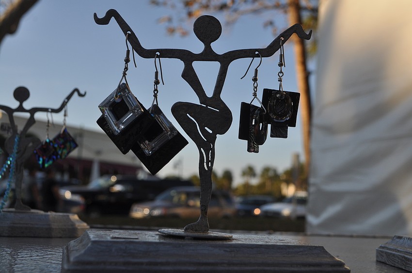 earrings by Christine Goshorn of Florida Fusion