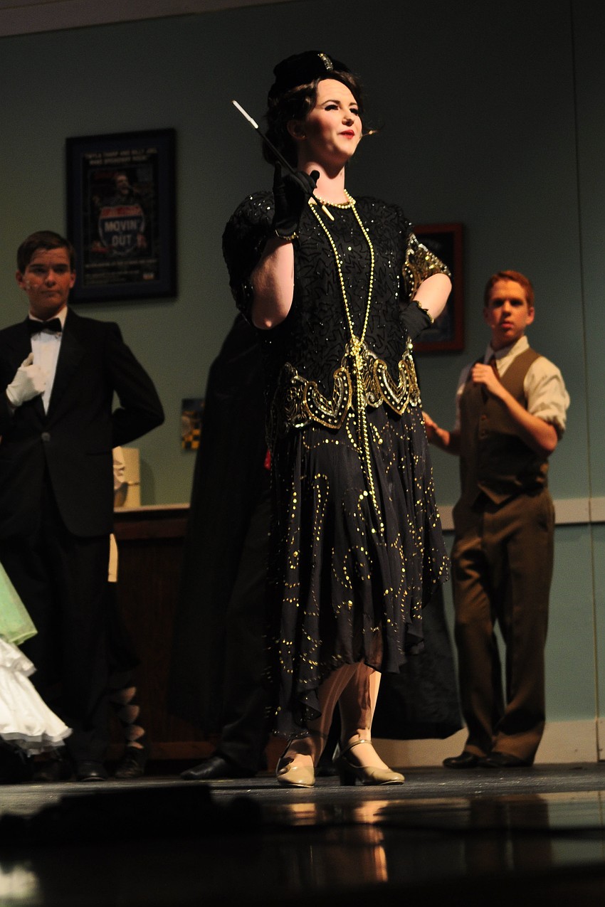 Sabrina Gallien portrays the play's namesake, the drowsy chaperone.