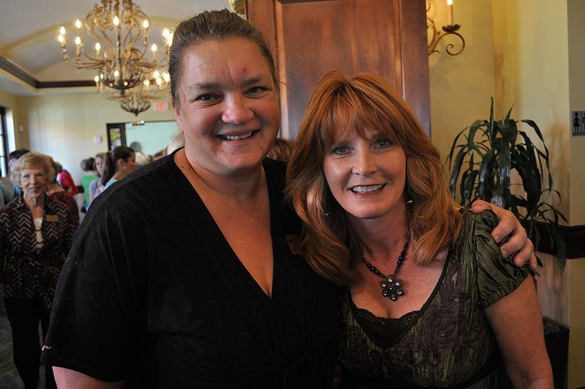 Caroline Krause with Guild President Laurie Jarema