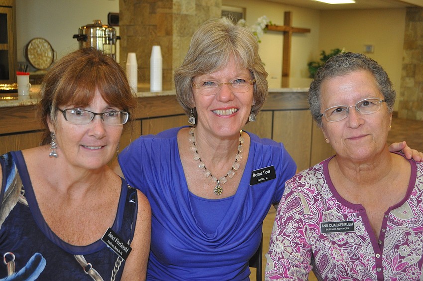 Janet FitzGerald, Bennie Dods and Ann Quackenbush